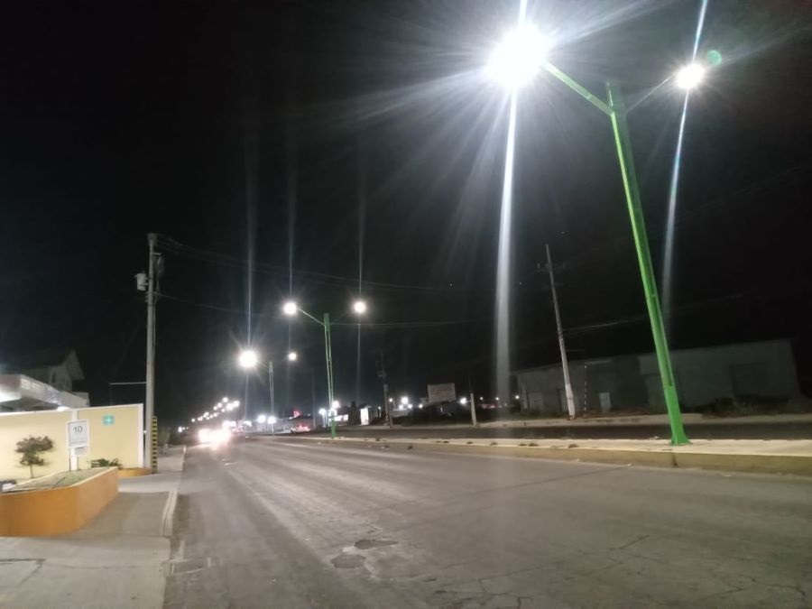 Fue Restablecida Iluminación en Tramo del Bulevar Quetzalcóatl