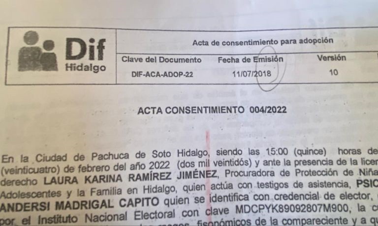 Humilde Familia Denuncia “Adopción Forzada”, de un Bebe Producto de la Violación de una Menor de 11 Años