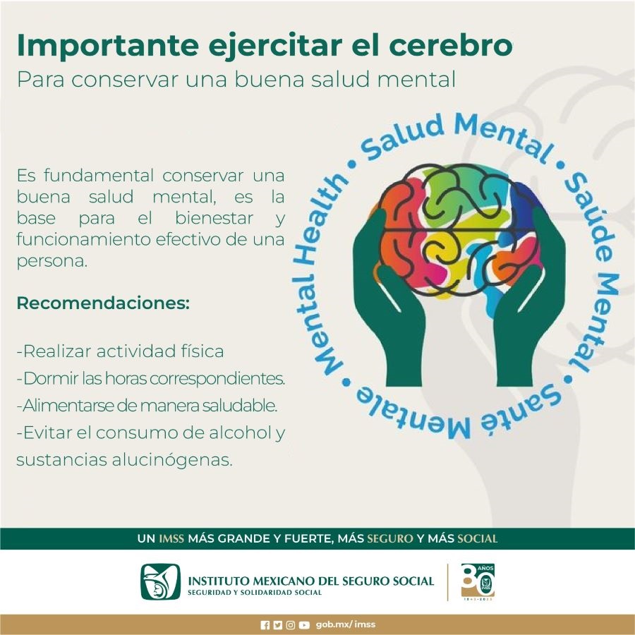 Sensibiliza IMSS Hidalgo Sobre Importancia de Ejercitar el Cerebro