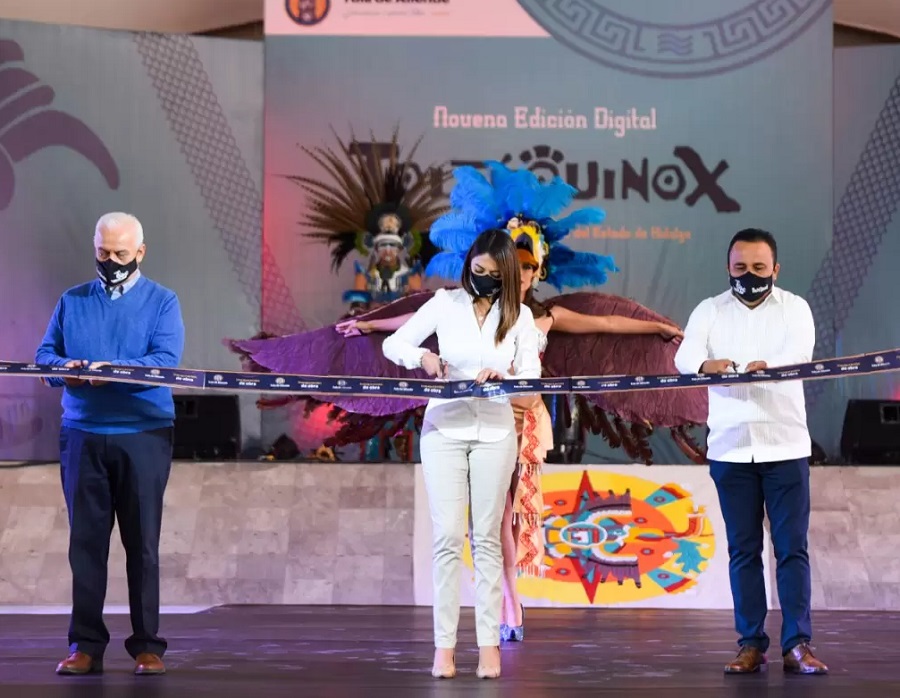 Apertura  de la XI Edición del Festival Cultural Toltéquinox en Tula.