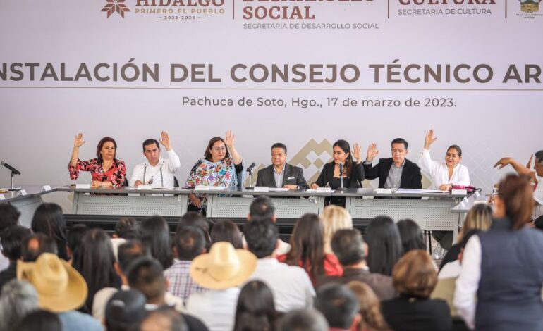 Instala Julio Menchaca Primer Consejo Técnico Artesanal de Hidalgo