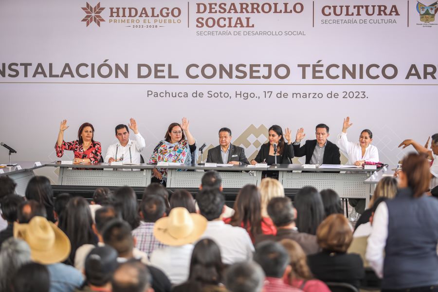 Instala Julio Menchaca Primer Consejo Técnico Artesanal de Hidalgo