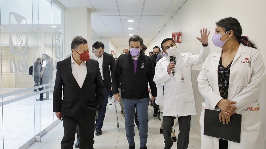 Menchaca Supervisa Hospital 36 del IMSS