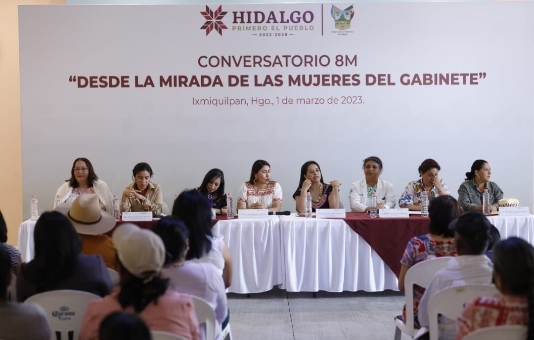 Realizan Conversatorio 8m “Desde La Mirada de Las Mujeres del Gabinete”