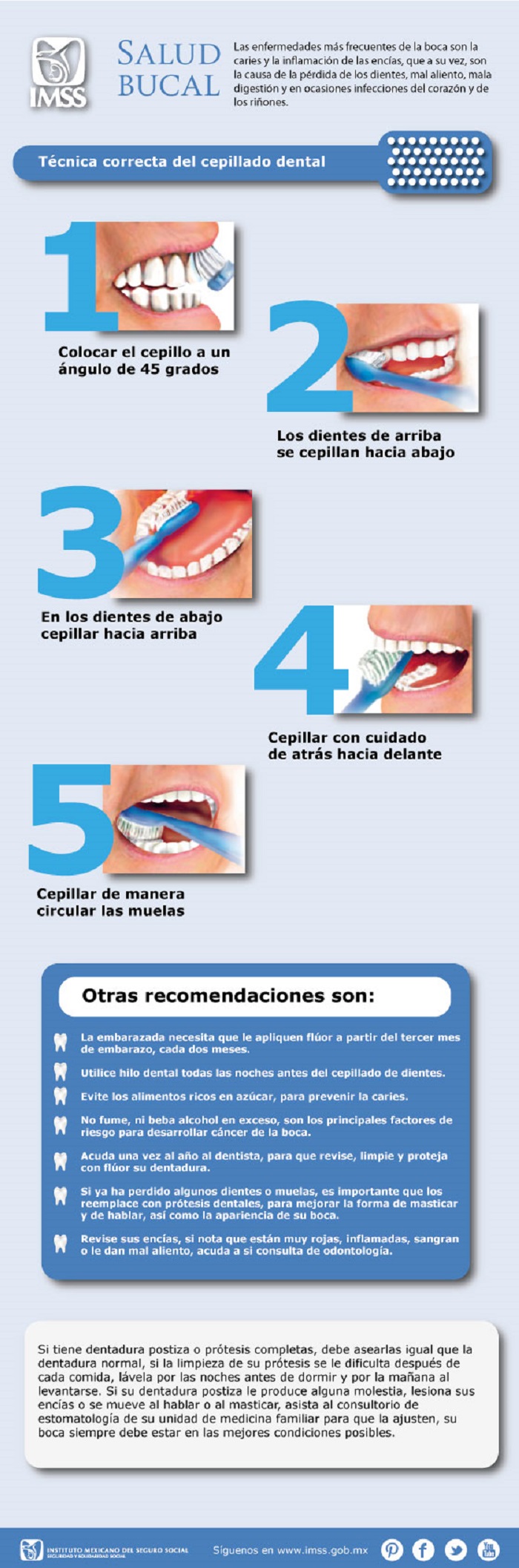 Recomienda IMSS Hidalgo realizar técnica correcta del cepillado dental para prevenir enfermedades bucodentales