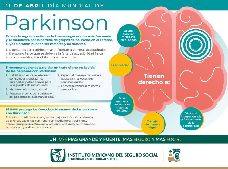 Invita IMSS Hidalgo a adultos mayores a estar atentos ante síntomas de Parkinson