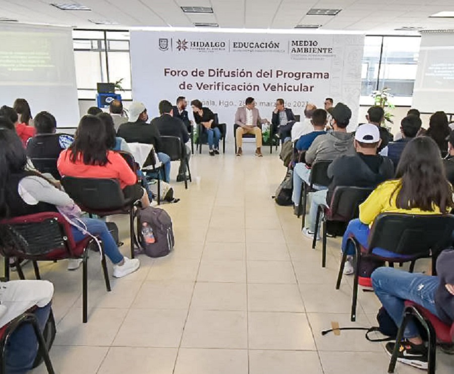 Realizan Foros de Difusión Sobre Verificación Vehicular en Universidades Hidalguenses