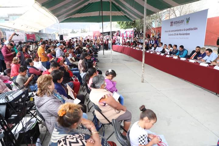 Llega Mesa de Acercamiento a Colonia 20 de Noviembre de Pachuca