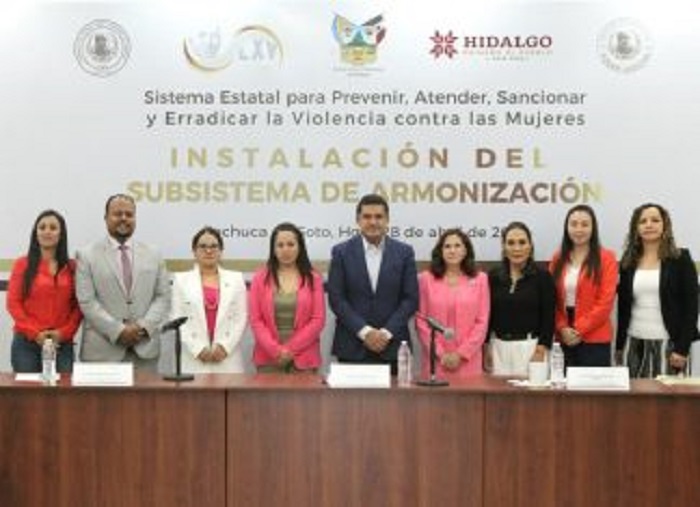 Instalan el Subsistema de Armonización del Sistema Estatal para Prevenir, Atender, Sancionar y Erradicar la Violencia Contra las Mujeres