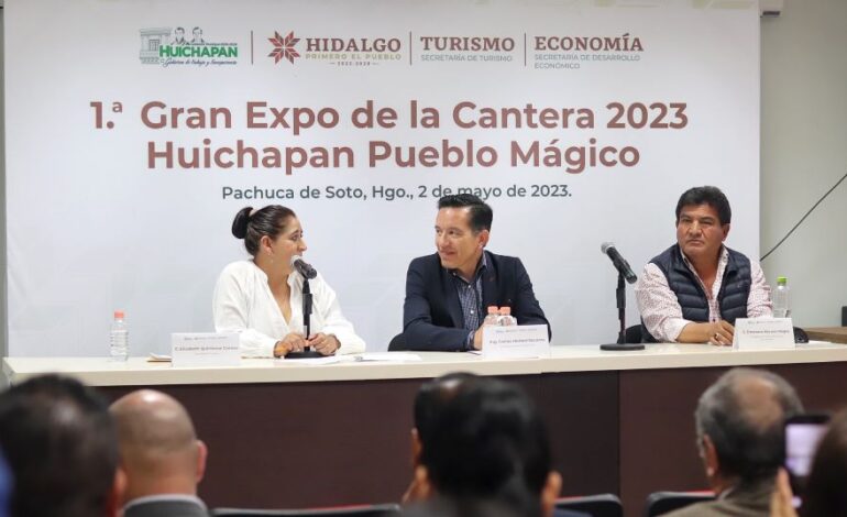 Se prepara “1ª Gran Expo de la Cantera 2023 Huichapan Pueblo Mágico”: Carlos Henkel SEDECO