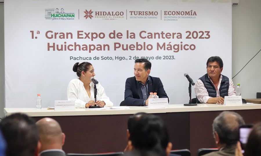 Se prepara “1ª Gran Expo de la Cantera 2023 Huichapan Pueblo Mágico”: Carlos Henkel SEDECO