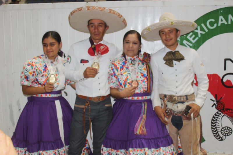 Charrería Festeja Un Oro, Una Plata y Un Bronce en Individuales