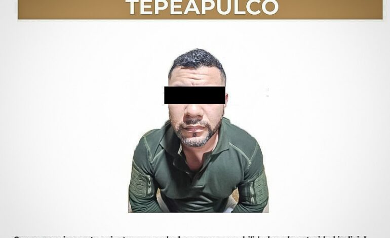 Detienen a Uno de los Principales Narcomenudistas de Tepeapulco