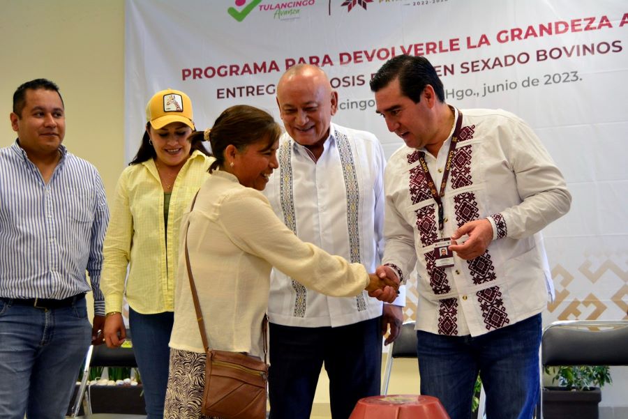 Tulancingo Sede Regional de la Entrega de Apoyos Para Mejoramiento Genético de Bovinos