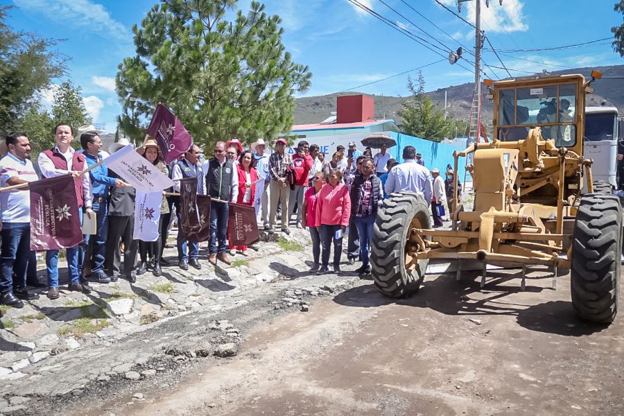 SIPDUS Pavimentará Avenida Amaque en Mineral de la Reforma