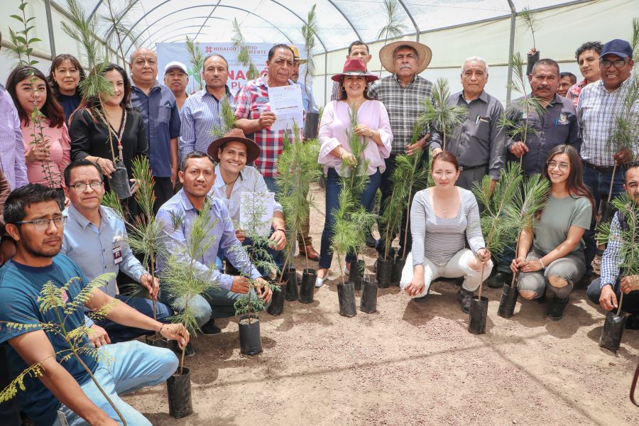 Donan más de 100 Mil Plantas Para Impulsar La Restauración Ecológica en Hidalgo