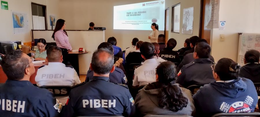 Sebiso capacita en temas de inclusión a cuerpos policiales