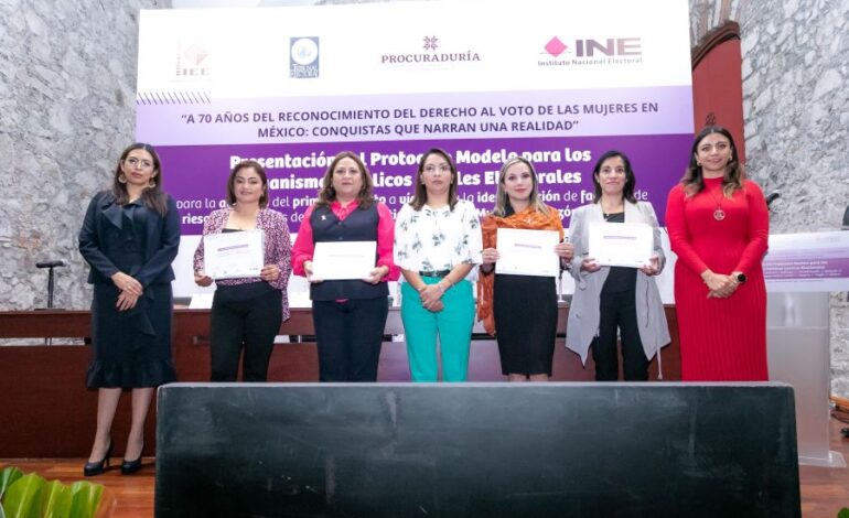 IEEH, TEEH, PGJEH e INE realizan presentación del Protocolo Modelo para atender a víctimas de Violencia Política contra las Mujeres en Razón de Género