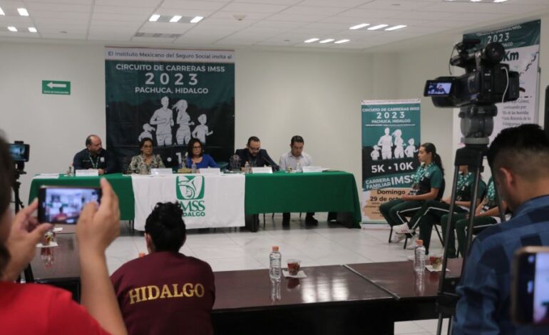 Invita IMSS Hidalgo a Participar en Carrera Familiar para Fomentar Convivencia Familiar y Alentar el Deporte