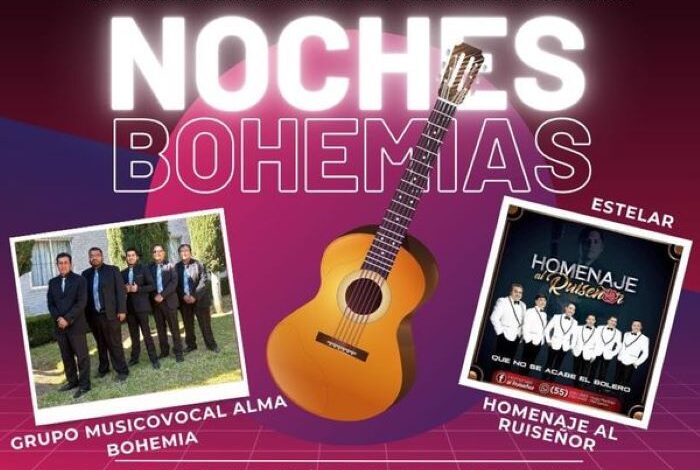 Velada Romántica Con “Alma Bohemia” y “Homenaje al Ruiseñor”