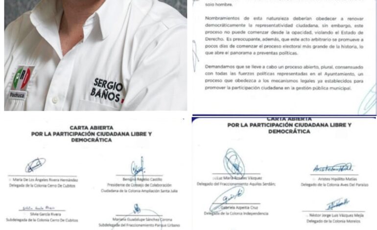 Regidores y Representantes Vecinales Acusan al Edil de Pachuca Sergio Baños de Arbitrario