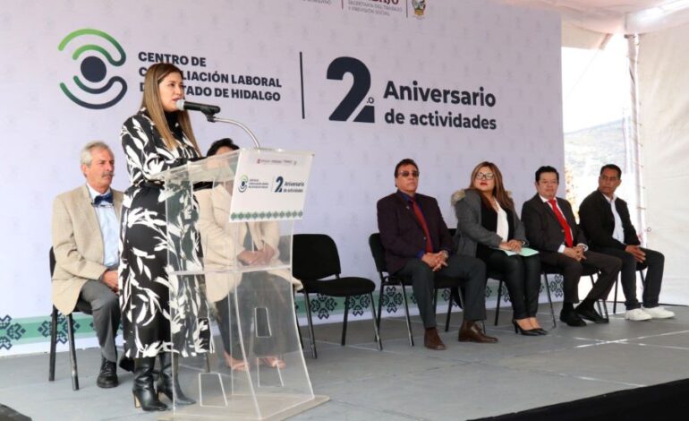 Reconoce STPSH Resultados de Trabajadores del Centro de Conciliación Laboral del Estado de Hidalgo (CCLEH)