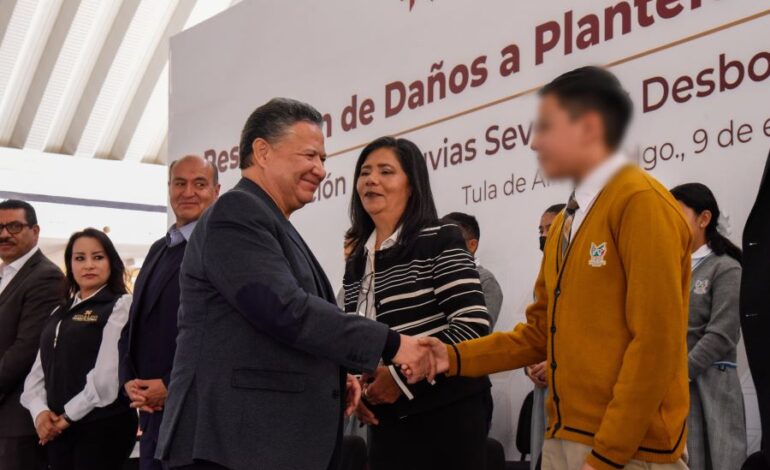 Escuelas Afectadas Por Inundación en Tula Serán Rehabilitadas: Julio Menchaca