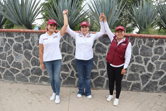 Candidatas de Morena Llaman a Votar Por La 4t En Atitalaquia