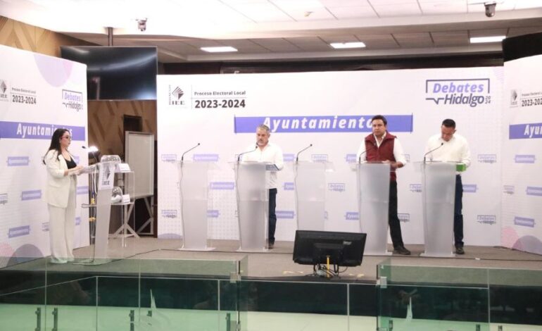 IEEH realiza Debates de Ayuntamientos de Tolcayuca, Zapotlán y Actopan