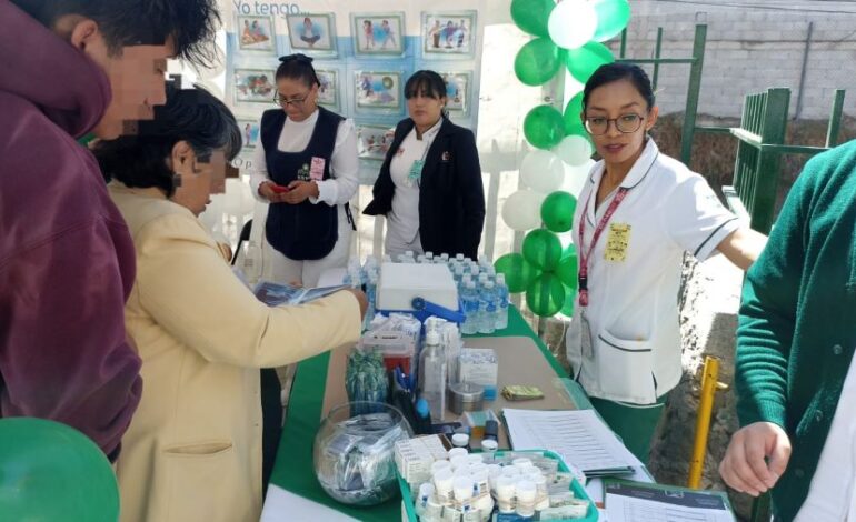 Realiza IMSS Hidalgo Feria de Salud en el Día Mundial de la Salud