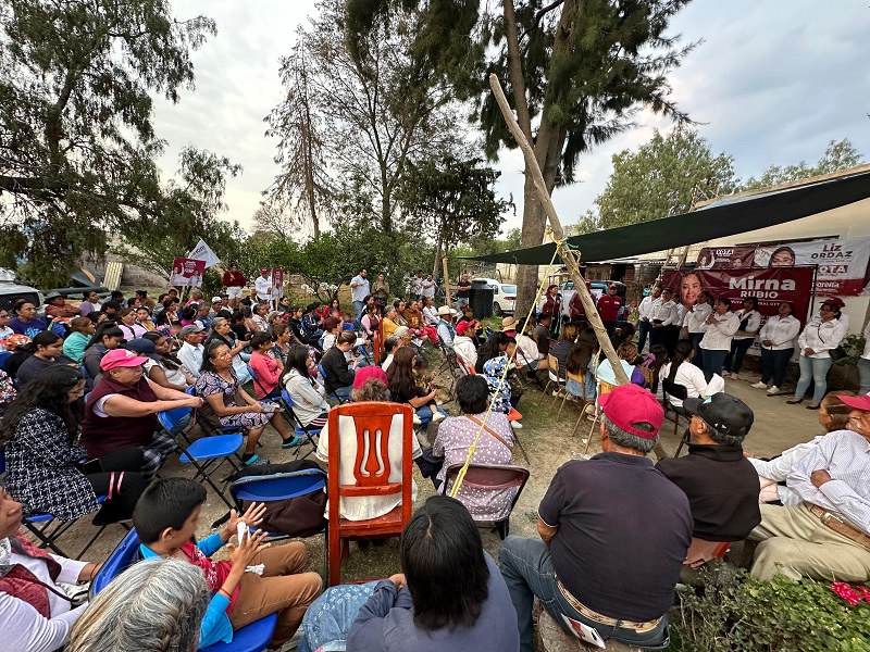 Llevará Amalia Valencia la 4T a todos los rincones de Villa de Tezontepec