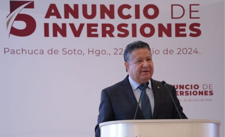 Hidalgo Alcanza 84 Mil 112 Mdp de Inversión Privada en Menos de Dos Años de Gobierno