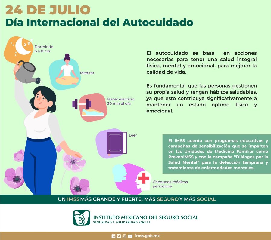 Recomienda IMSS Hidalgo a Población a Tener Hábitos de Autocuidado Para Una Mejor Calidad de Vida