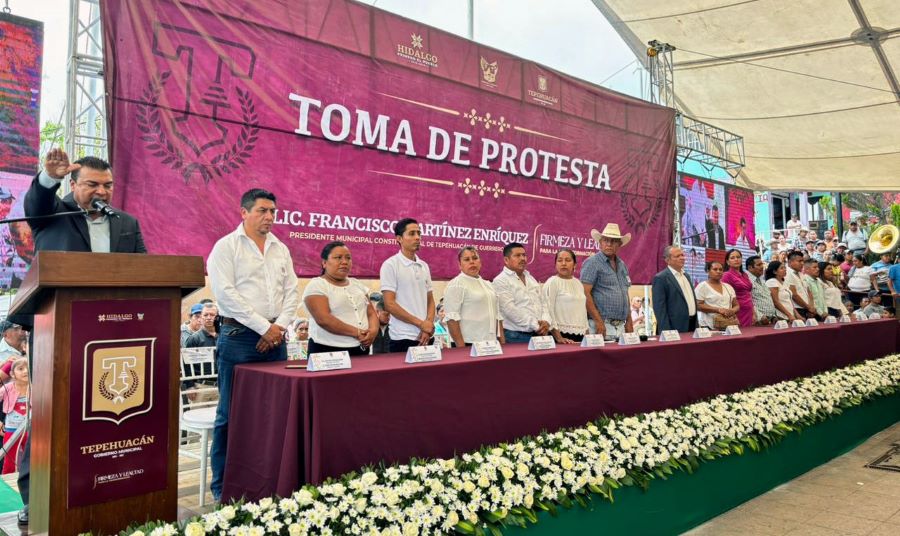 Rinde Protesta Nuevo Alcalde de Tepehuacán de Guerrero