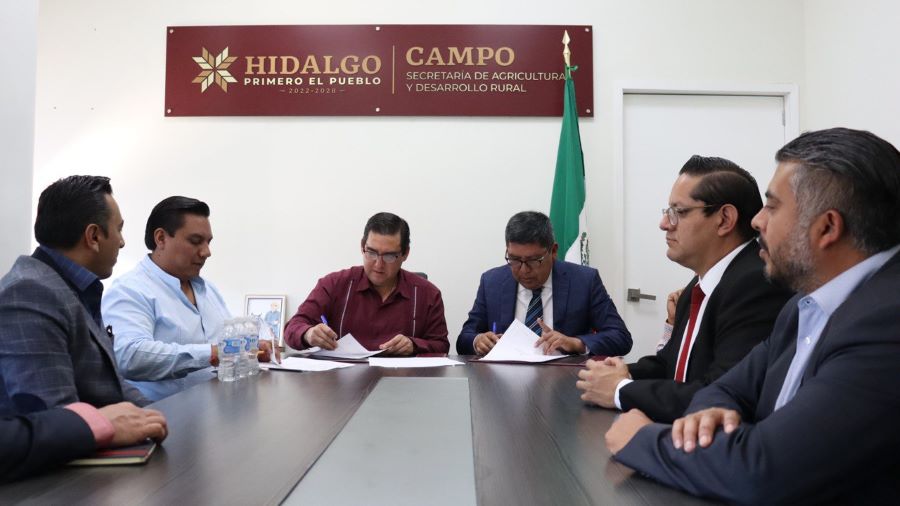 Saderh y Bachillerato del Estado de Hidalgo Firman Convenio