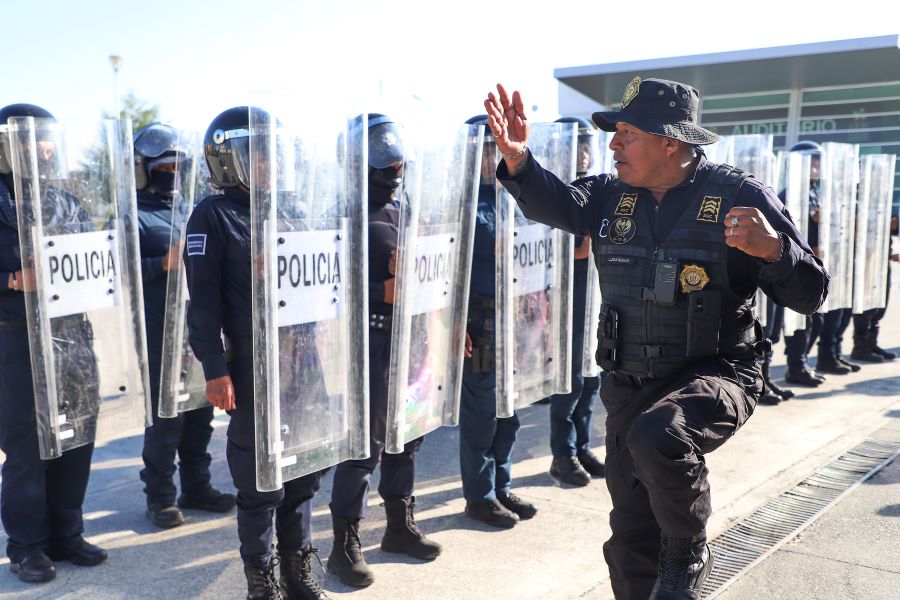 Concluyen Policías Capacitación Para Uso Adecuado de la Fuerza