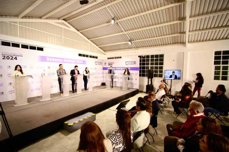 IEEH realiza debate entre candidaturas a Sindicatura y Regidurías de Cuautepec 2024