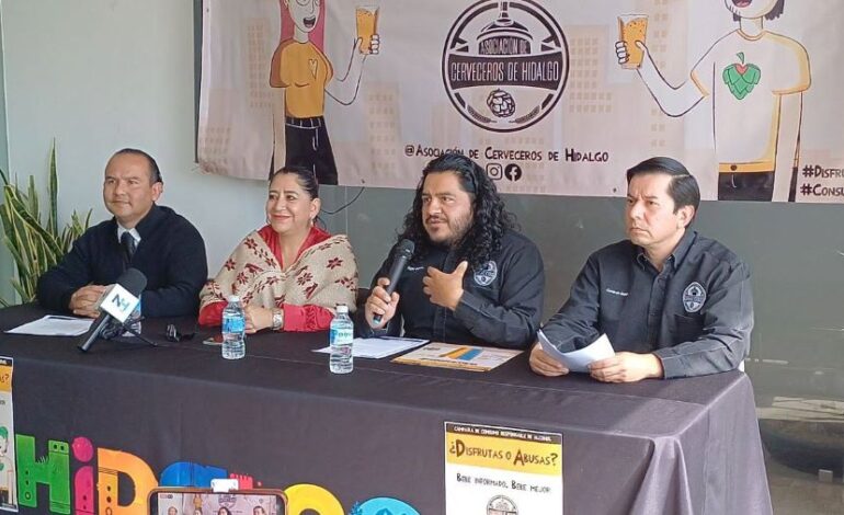 Presenta Asociación de Cerveceros Artesanales de Hidalgo Campaña de Consumo Responsable