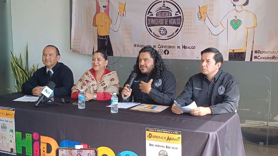 Presenta Asociación de Cerveceros Artesanales de Hidalgo Campaña de Consumo Responsable