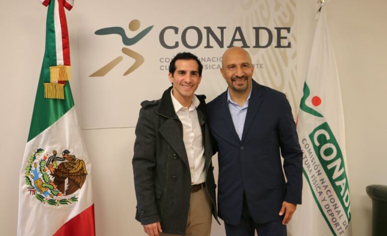 Reconoce Director de la CONADE Esfuerzo de Hidalgo Por Fomentar la Vida Saludable a Través del Deporte