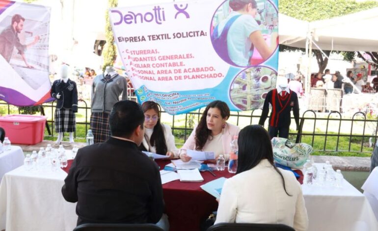 Expo Laboral en Mixquiahuala, fortalece economía local con empleo formal