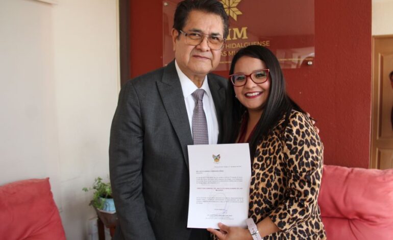 Katya Gabriela Hernández Pérez Nueva titular del Instituto Hidalguense de las Mujeres (IHM), Sustituye a Bertha Miranda